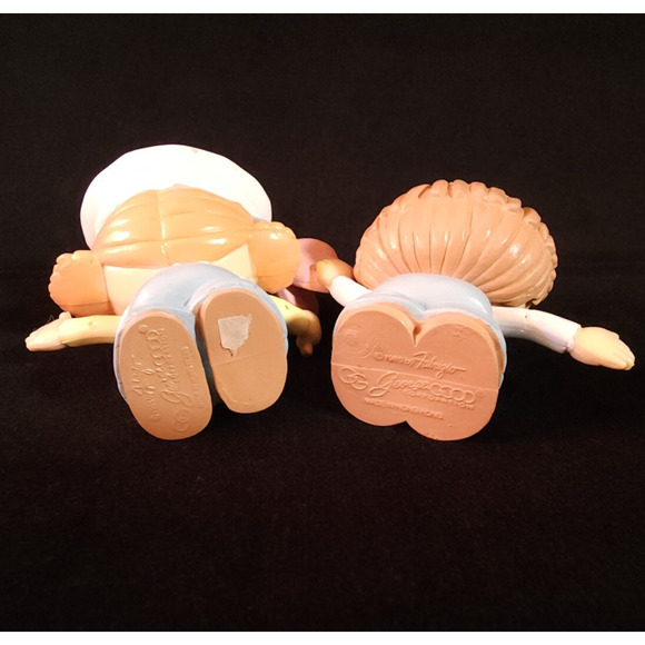 Vintage Bumpkins Lot 5 Girl & Boy 2.5" Toy Figure Fabrizio George Good 1985 PVC - Picture 8 of 10